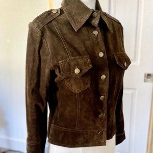 Vintage 90s Suede Jacket BB Dakota Pret a Porter Size L